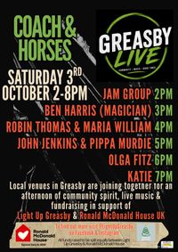 John Jenkins and Pippa Murdie - GREASBY LIVE - Free Event