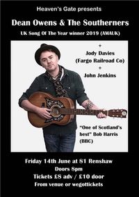 John Jenkins supporting Dean Owens 