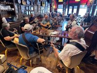 Jack Hatfield hosts bluegrass jam