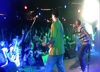 Playing guitar with Willie Isz Europe tour
