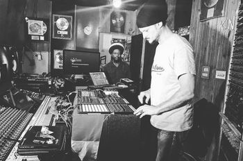 At Tuff gong Studios JA
