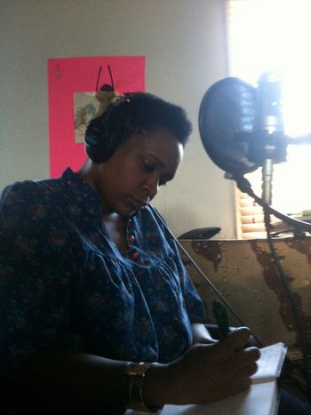 MC Eagle Nebula crafting a verse at Adios Babylon NYC

