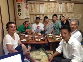 on tour in Japan
