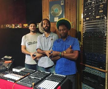 at Tuff gong w Kiva, Tippy, and Andrew Bassie
