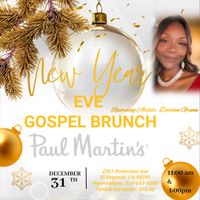 Gospel Brunch Paul Martins new years eve