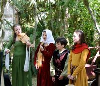 SHAK performs songs of the Middle Ages at the fair