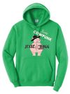 NEW!  2024 Green Pull Over Hoodie  TX CowPunk