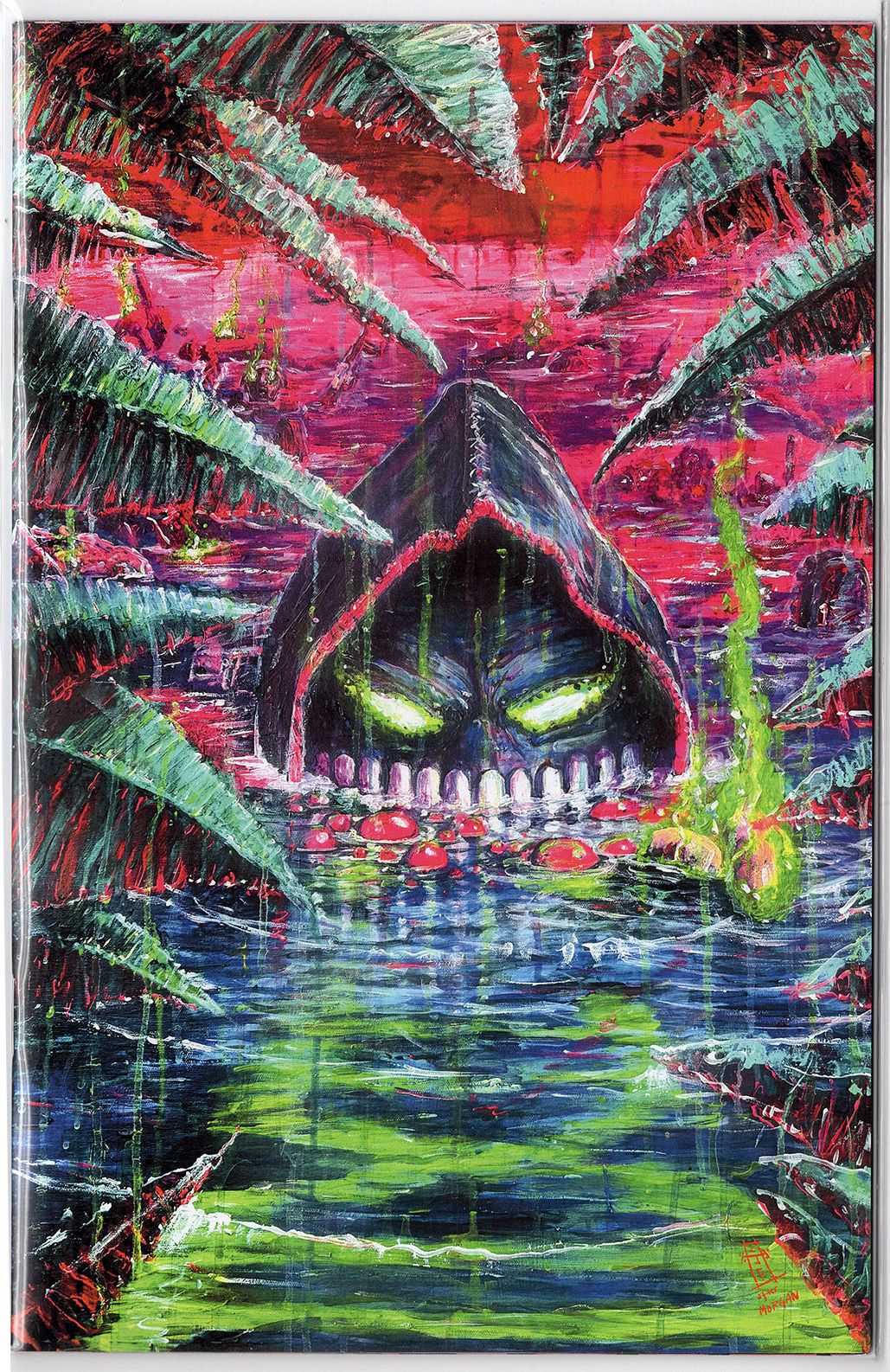 Viral #1- Punisher Homage by CJF Virgin Card Stock RARE
