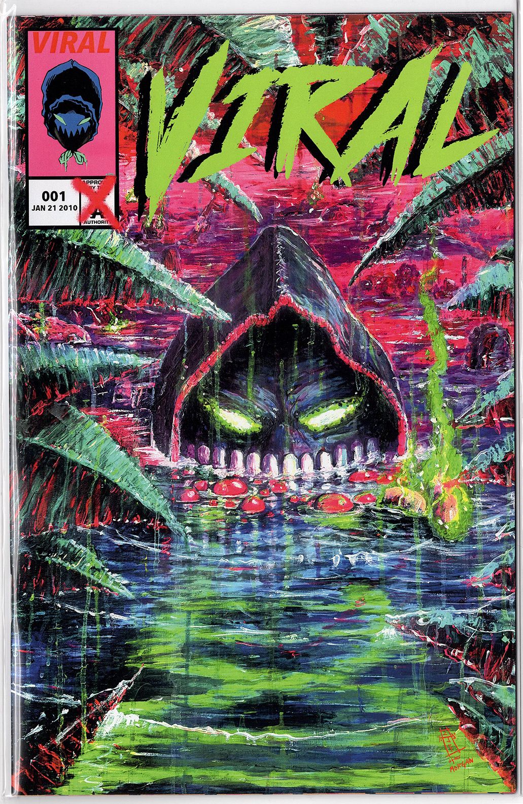 Viral #1- Punisher Homage by CJF Trade Card Stock RARE