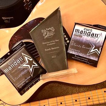Signature Curt Mangan Strings and my JMA 2022 guitarist of the year award
