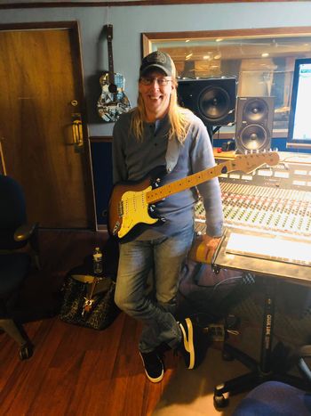 Recording guitar tracks :)
