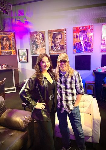 Kirbi and I Backstage at 3rd & Lindsley Nashville after a performance.
