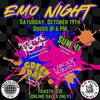 MCR COVER SET @ EMO NIGHT