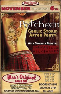 Gaelic Storm After Party @ Moe's