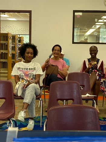 Individual audience members at Pembroke Pines Walter C. Young Library
