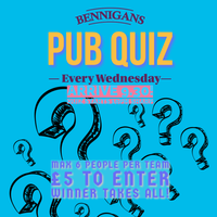 Bennigans Pub Quiz 