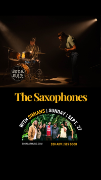 The Saxophones w/ Simians