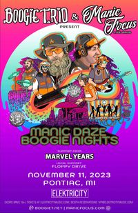 BOOGIE T RIO & Manic Focus (Live Band) - PONTIAC