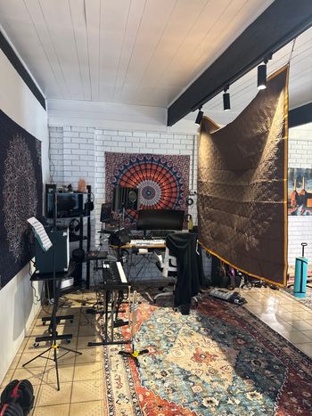 Melbourne AU Studio Space during recording of Devils Dance 2026 photo: James Topping
