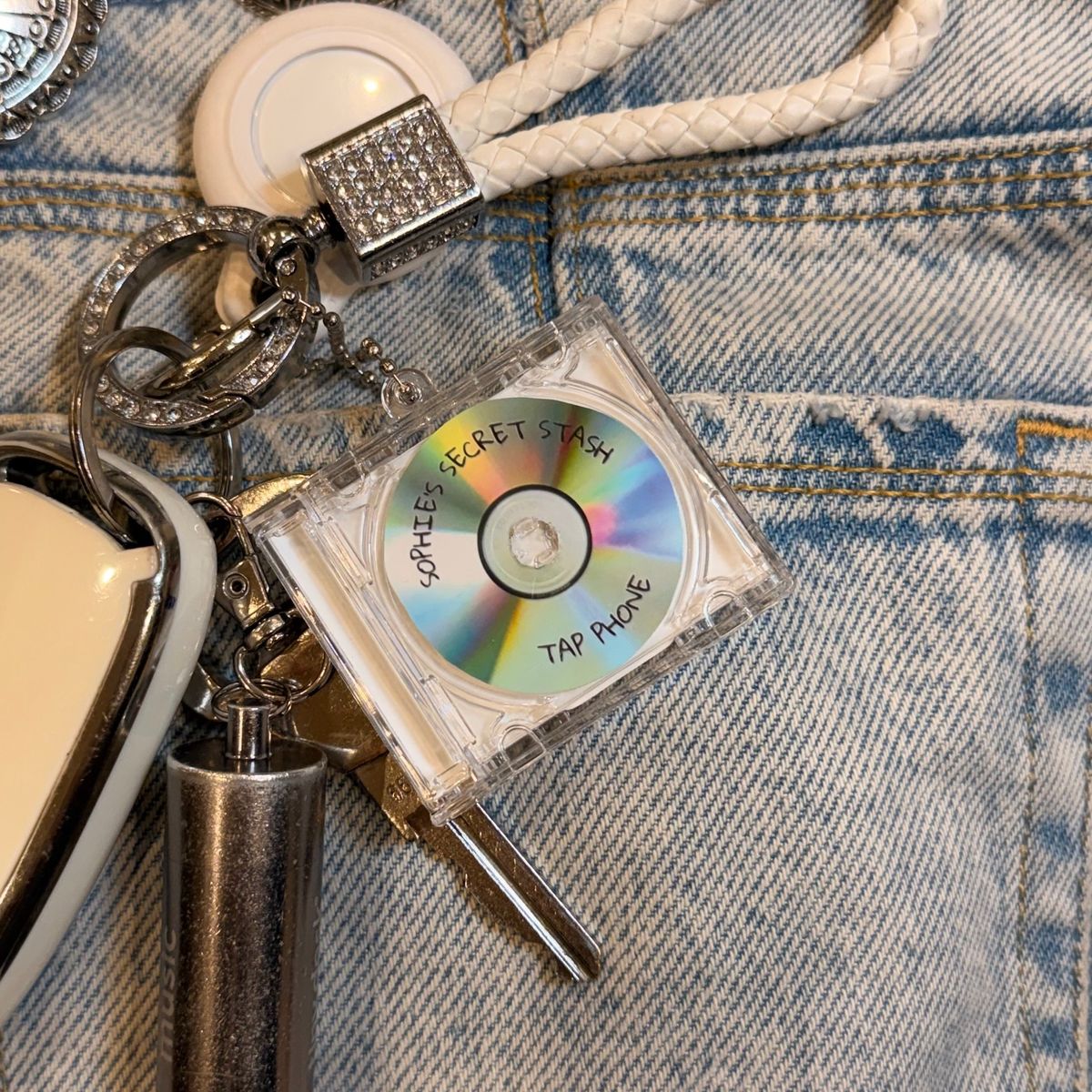 Digital CD Keychain