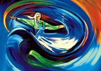 SUFIKVELD MED LEVENDE MUSIKK OG WHIRLING
