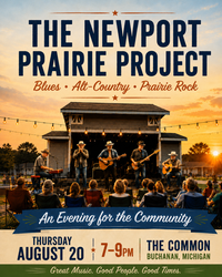 The Newport Prairie Project at the Buchanan Common Concert Series