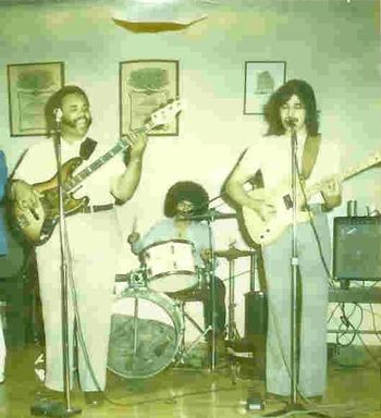 The Original Souls, Richard Rugnao (Drums), John Diosdado (Guitar) and me 1975
