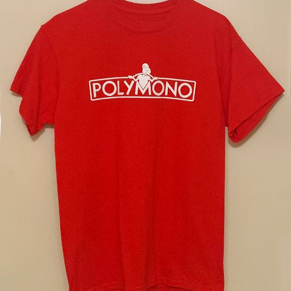 POLYMONO T-SHIRT - Red / Mens Medium 