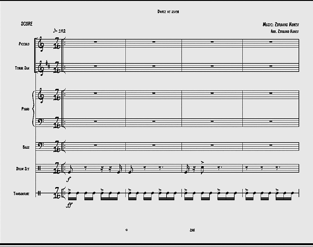 Dance In Seven - Audio fil
