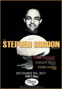 THE STEPHEN GORDON QUARTET LIVE AT THE BOMBAY CLUB NEW - featuring DEREK DOUGET, DWIGHT FITCH and PETER HARRIS