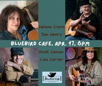 Helene Cronin, Lisa Carver, Don Henry, Chuck Cannon at the Bluebird Cafe