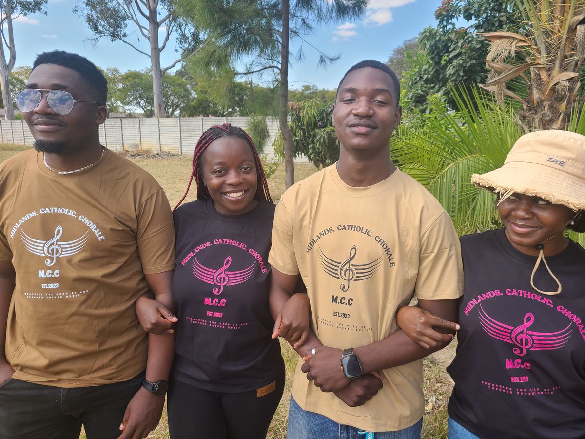 Midlands Catholic Chorale T-shirt 👕 WatsApp +263783214173 Call +263774298464