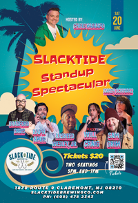 The Slacktide Standup Comedy Spectacular (5PM & 7PM)