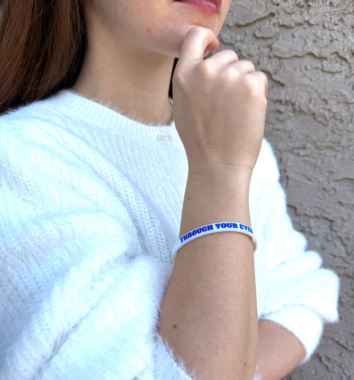 "Through Your Eyes" silicone bracelet