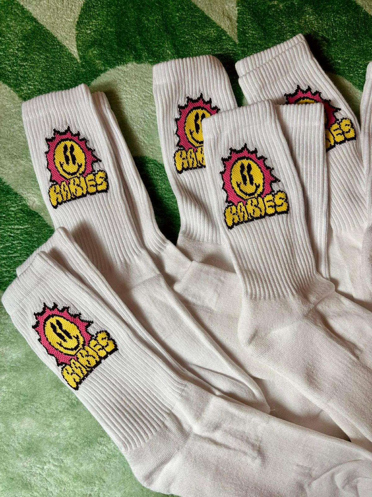 Socks White - Rabies