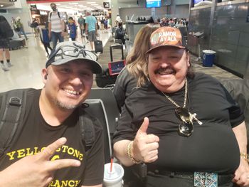 With Ramon Ayala crossing paths in Atlanta Georgia Airport.
