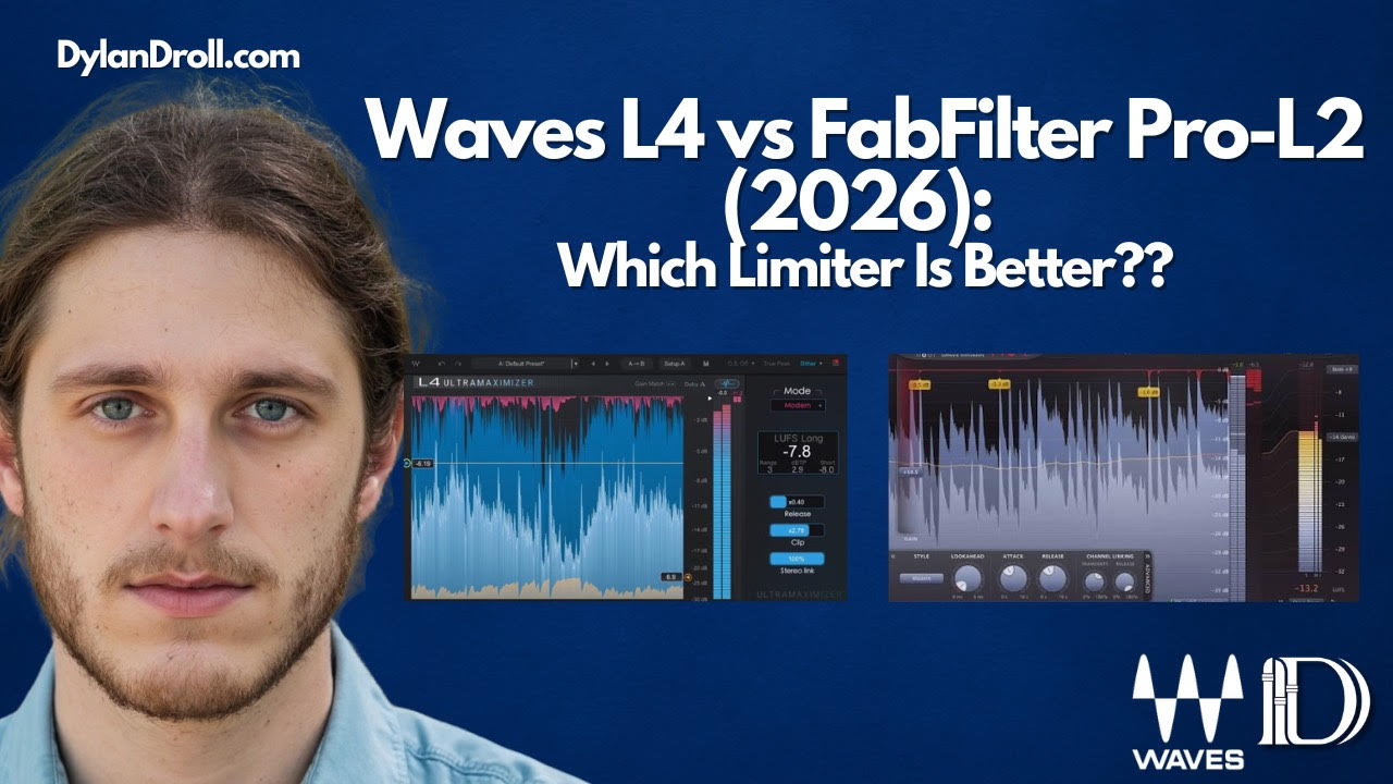 Waves L4 vs FabFilter Pro-L2 comparison for mastering in 2026