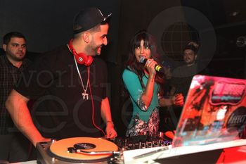 DJ AFFECT AND PRIANKA CHOPRA AT LIV
