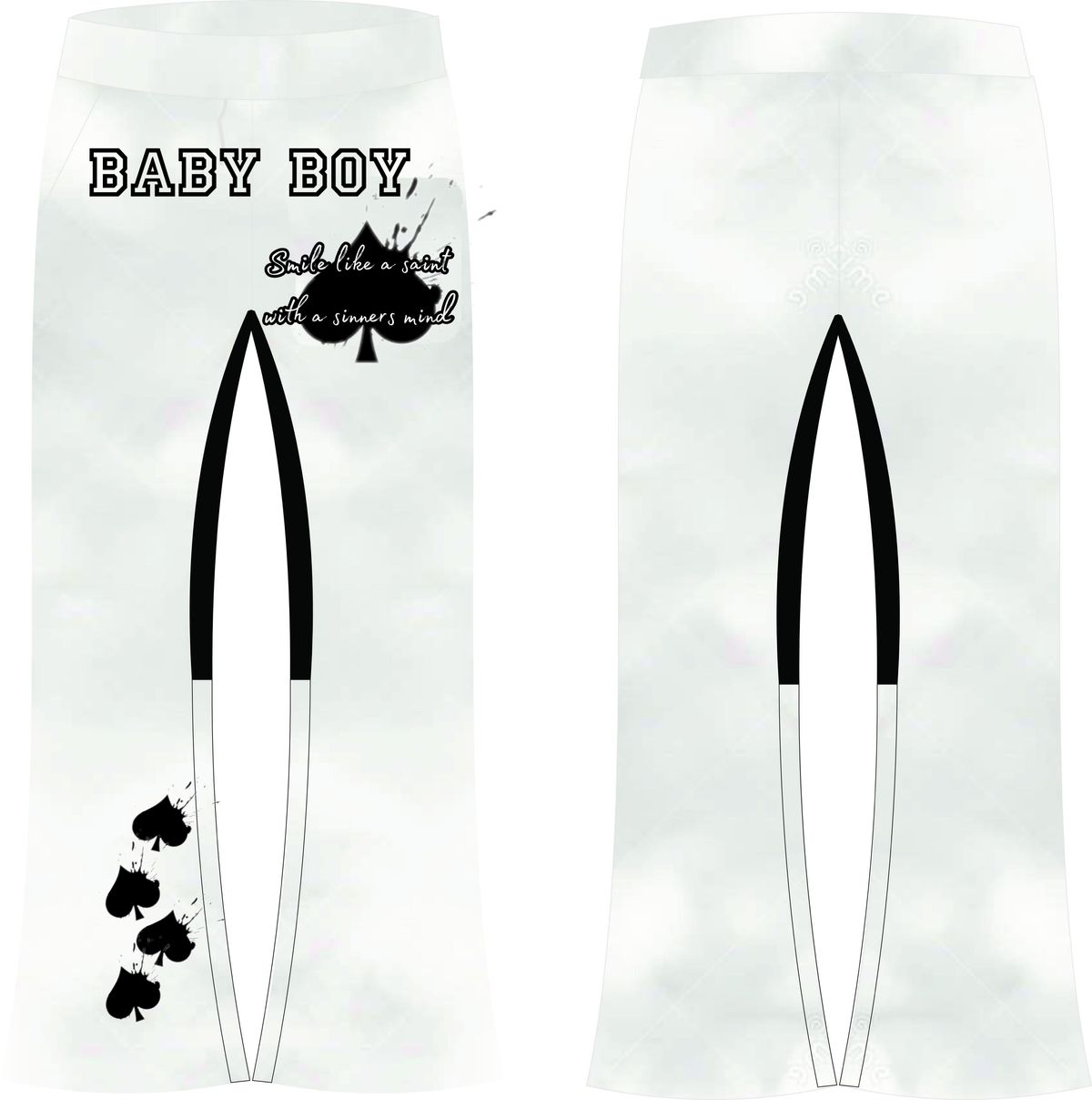 Baby Boy Flare Pants (Grey Pre Order)
