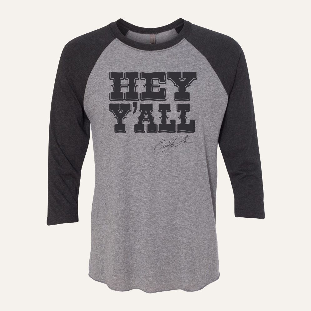 Erath Old "Hey Y'all" Baseball Tee