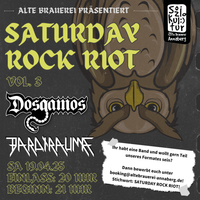 SATURDAY ROCK RIOT Barotrauma x Dosgamos