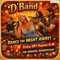 D'Band Play Party Hits! Great beer! Do not miss! Free entry!