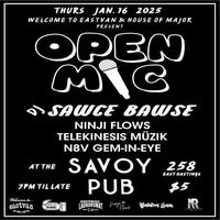Headline Show: Ninji Flows Live at Savoy Pub Open Mic Nights