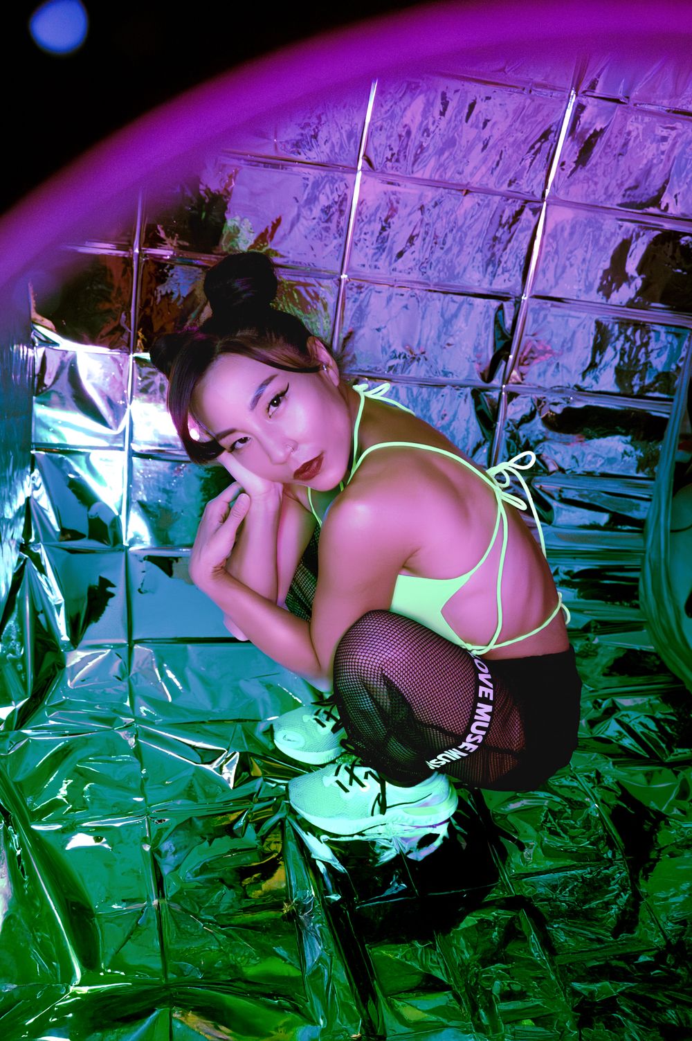edgy photoshoot music video rebel