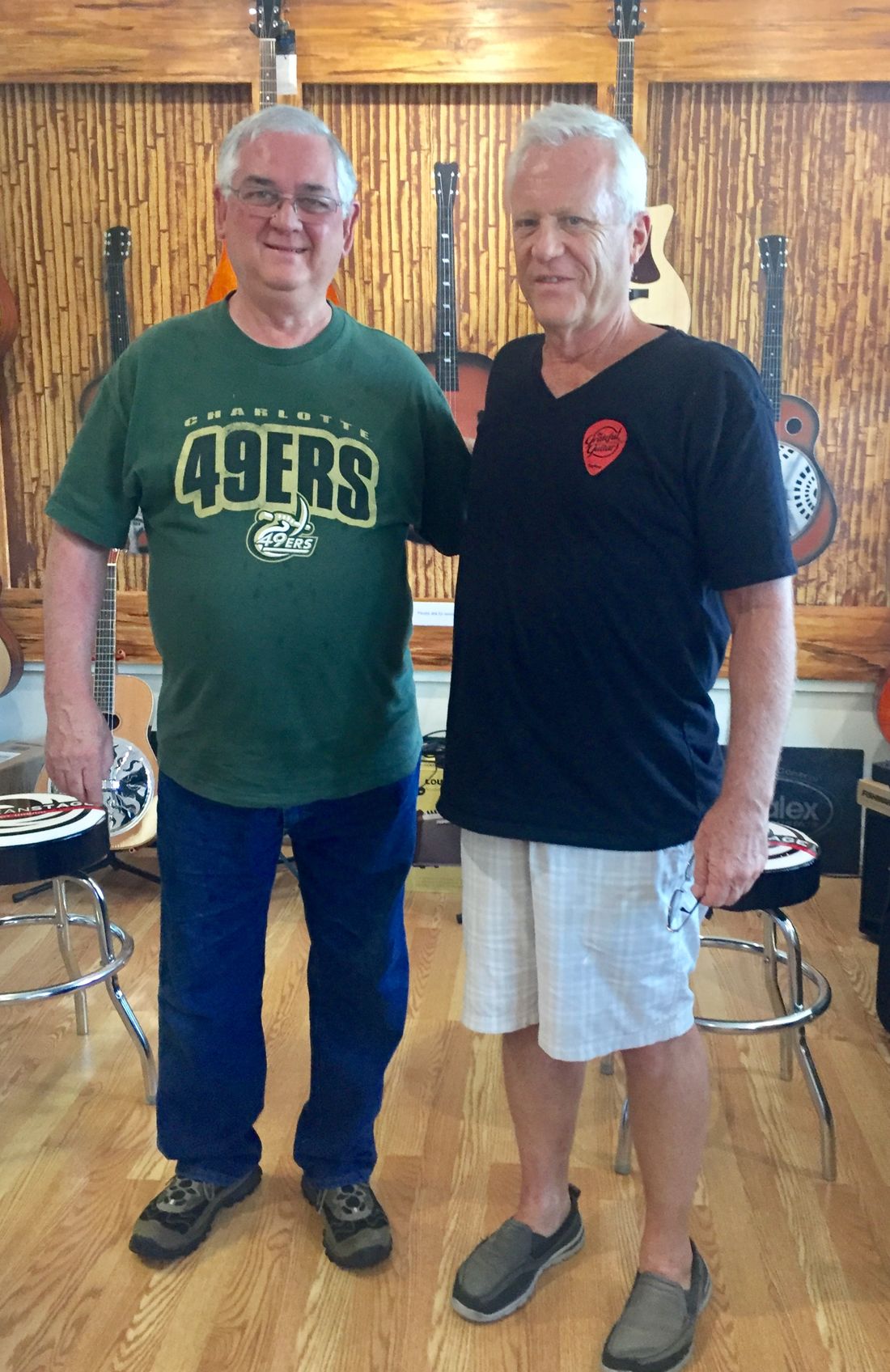 Doyle Grisham visited The Grateful Guitar
