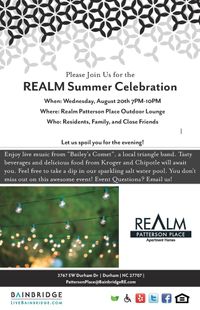 REALM Summer Celebration