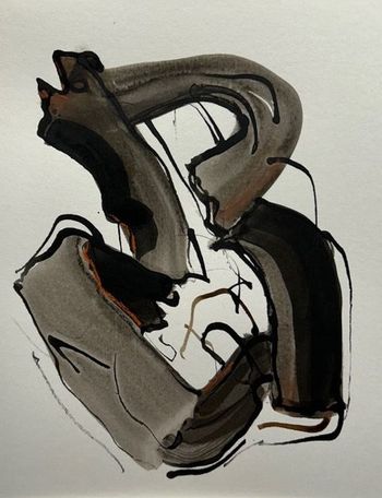 Cheryl Stroebel - "Ink Series #7"

