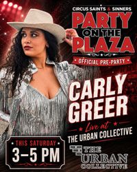 Carly Greer at the Party of the Plaza Pre-Party! 