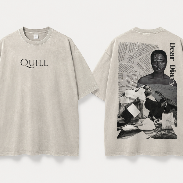 Dear Diary Artifact Tee — Cream
