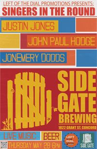 LOTD Presents: Singers In The Round w/ John Paul Hodge, Justin Jones + JonEmery